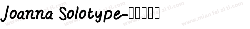 Joanna Solotype字体转换